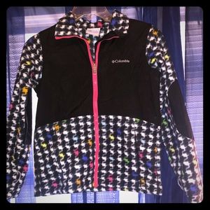 Multicolor Houndstooth Columbia Jacket Youth 10/12